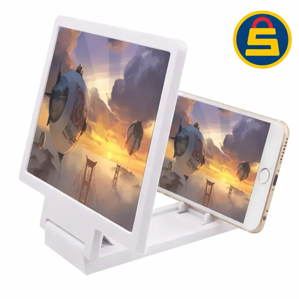 Pantalla Aumento Para Celular 3d Zoom Lupa Amplifica Video