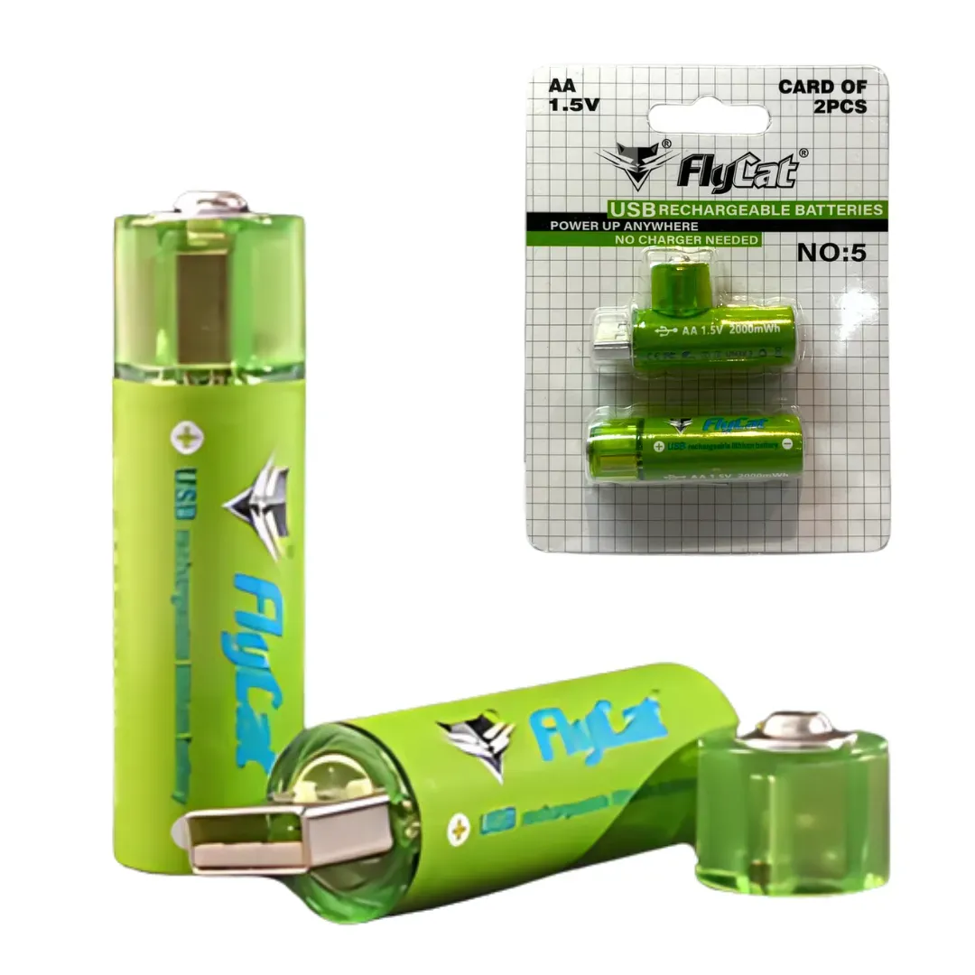 Pilas AA Recargables USB