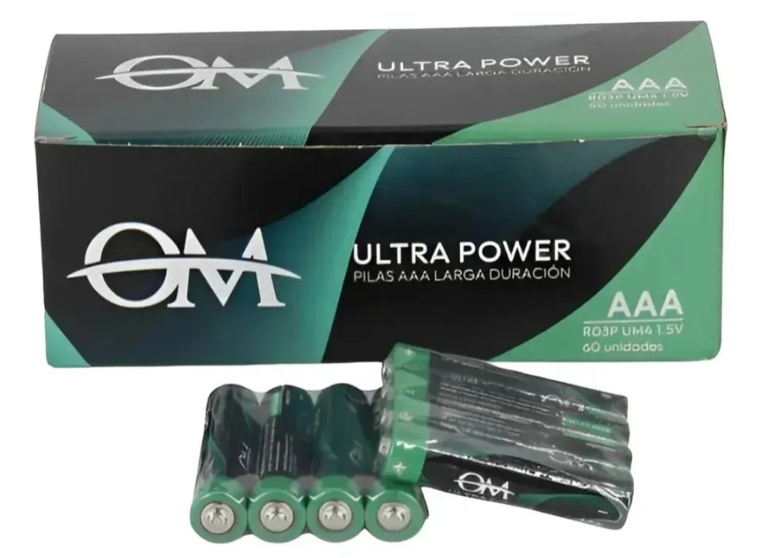 PILAS AAA X60UNIDADES