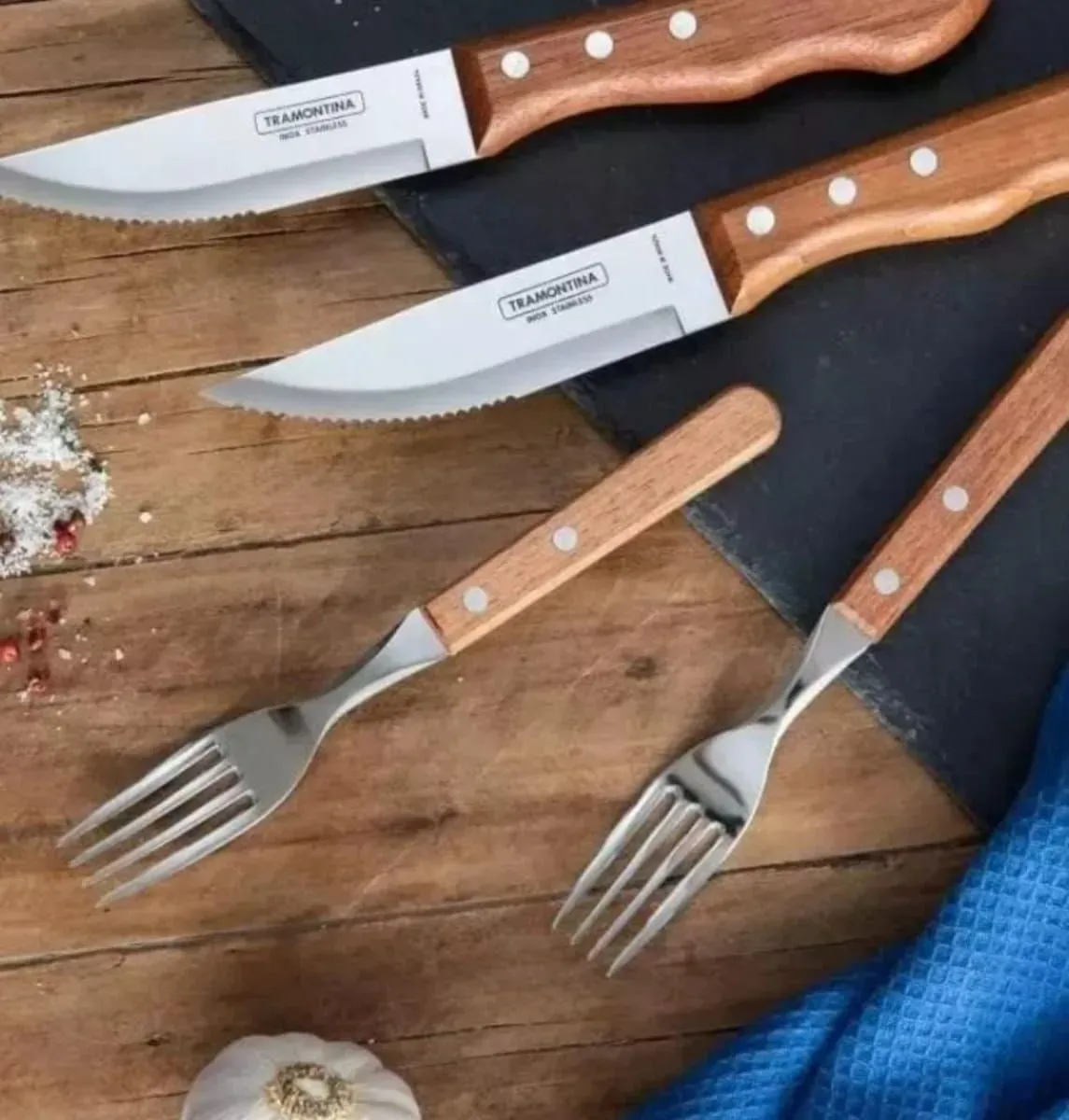 SET DE CUBIERTOS TRAMONTINA ASADO
