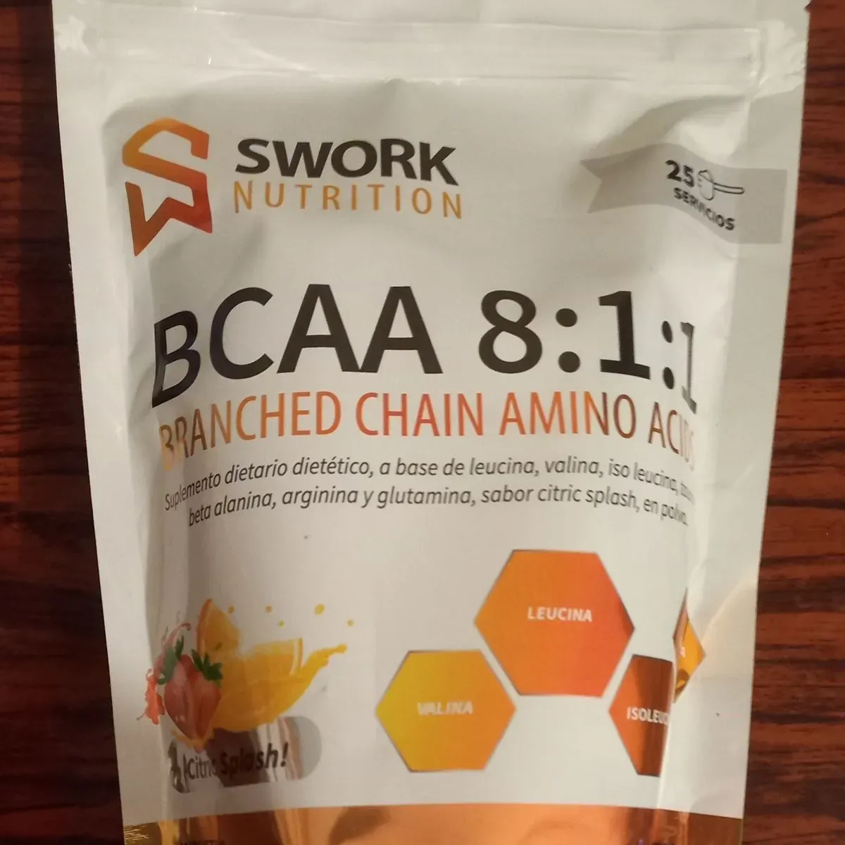 Amino BCAA Ramificado 300grs Swork Aumento Masa Musc