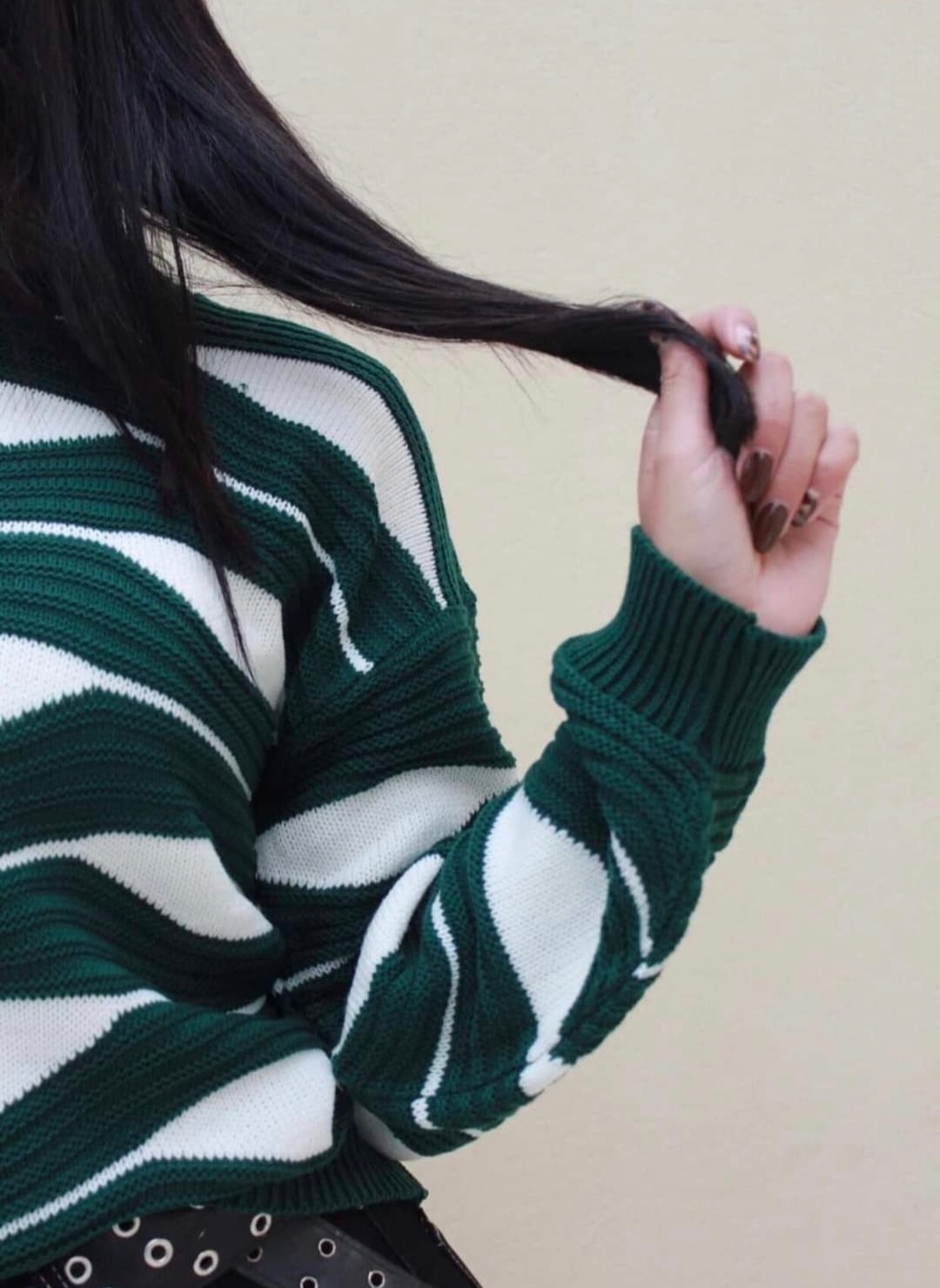 sueter tejido combinado