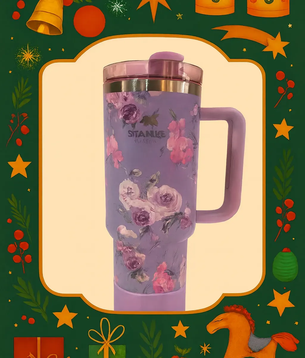 VASO QUENCHER 1.2 ST VIOLETA Y FLORES