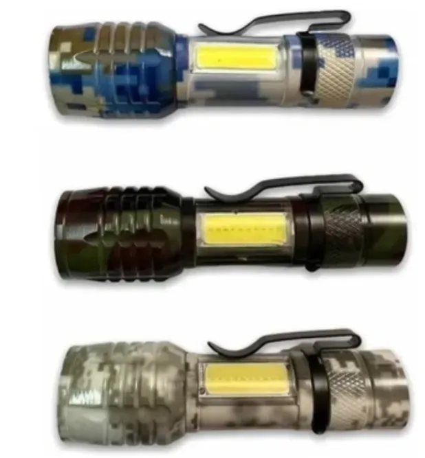 LINTERNA RECARGABLE CAMUFLADA