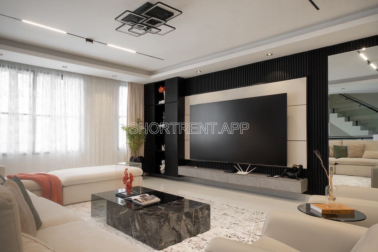 A four bedroom luxury duplex with office space
