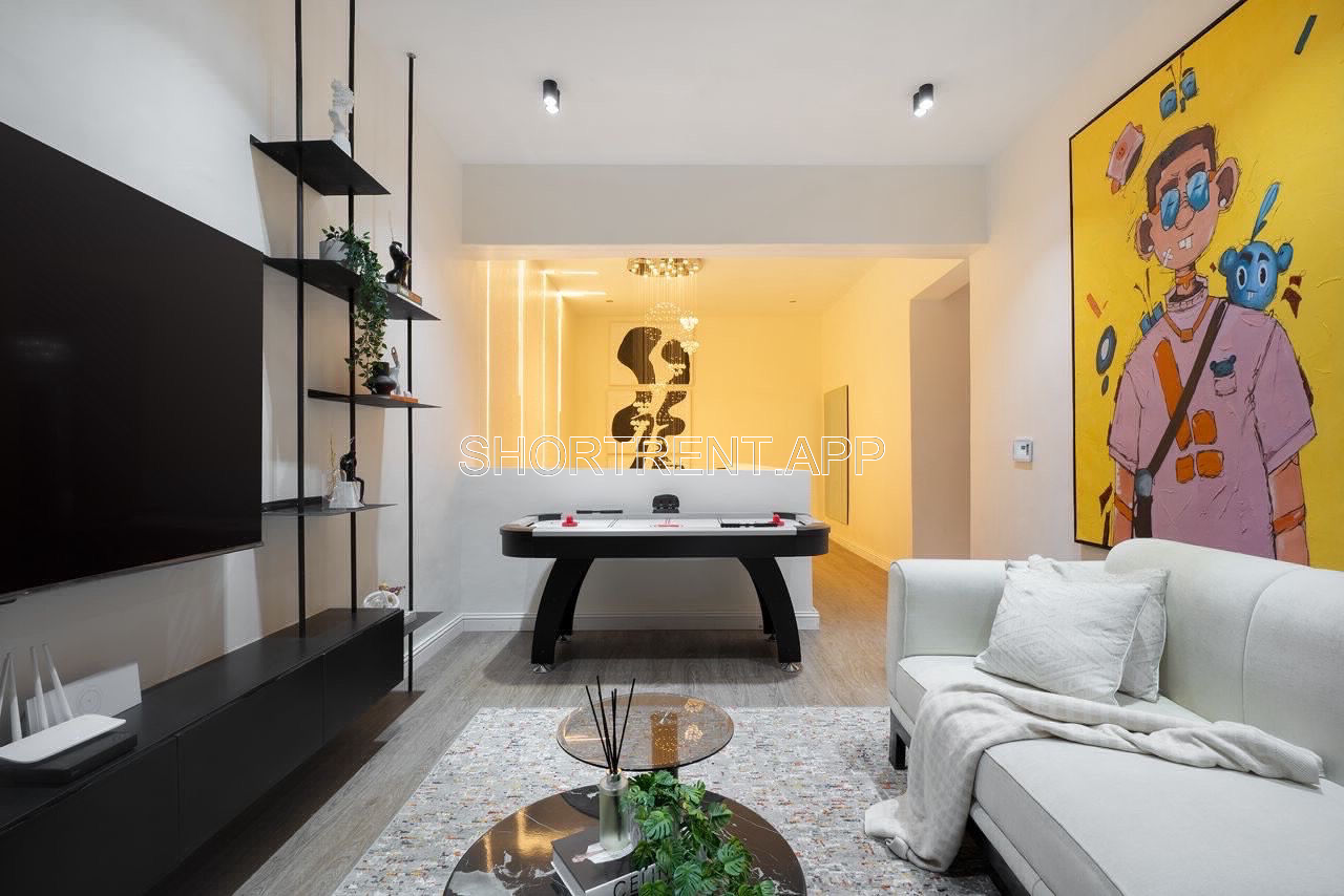 A four bedroom luxury duplex with office space