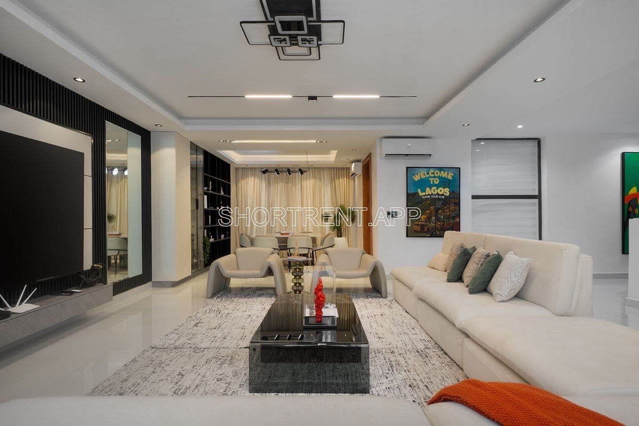 A four bedroom luxury duplex with office space