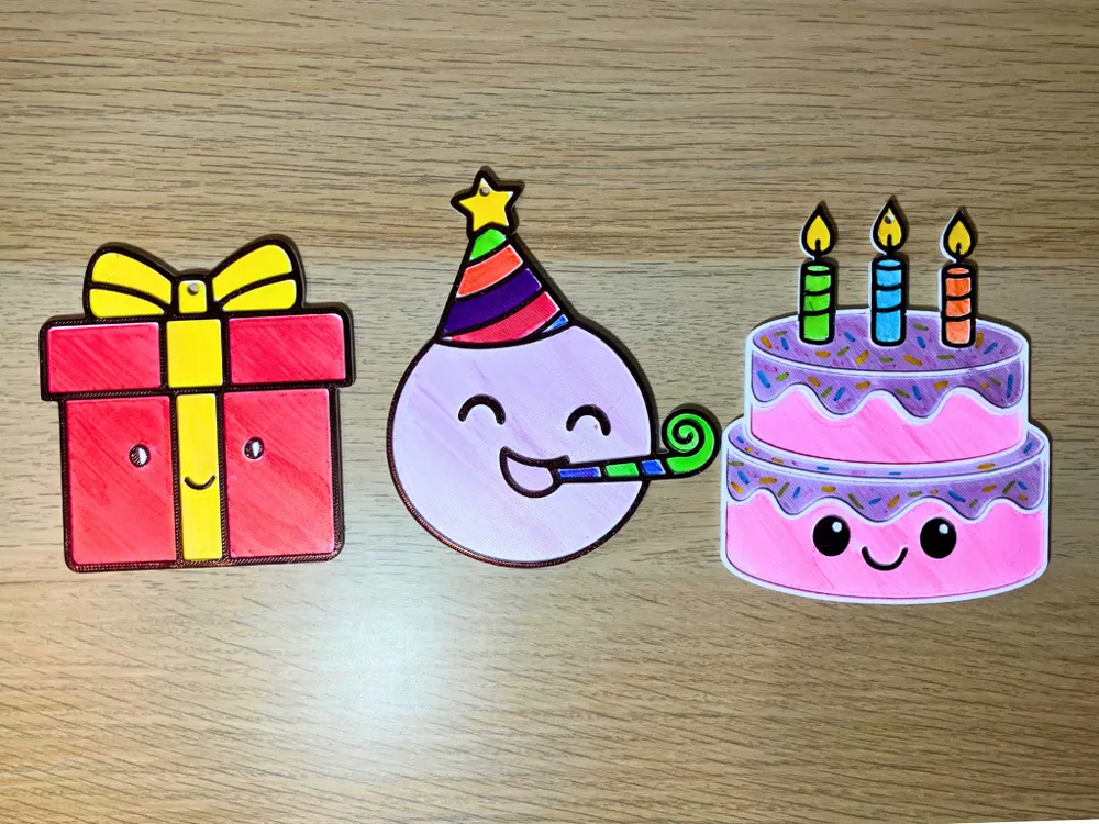 Color Again - Birthday (Pack Of 3)
