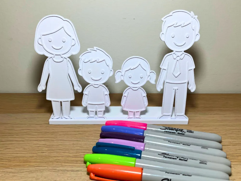 Color Again - Family (Pack Of 4) - image 2