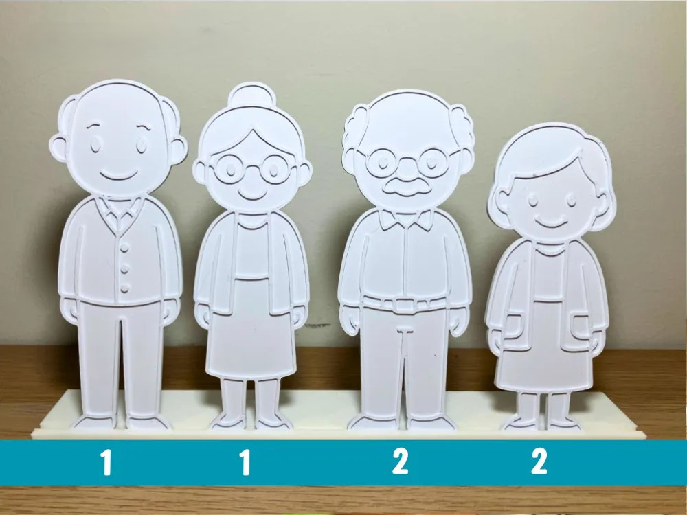 Color Again - Grand Parents (Pack Of 4) - image 2