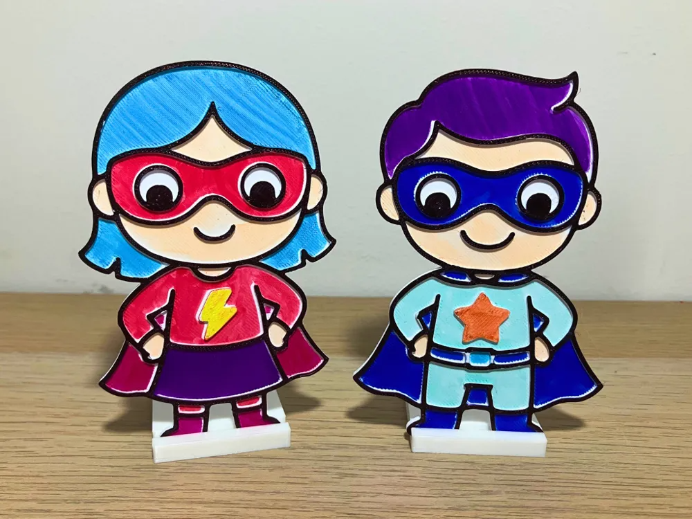Color Again - Super Kids (Pack Of 4) - image 2