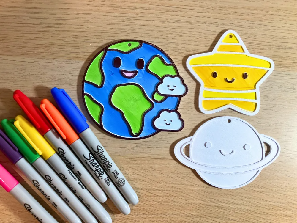 Color Again - Space (Pack Of 5)