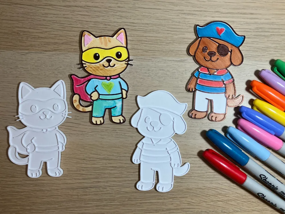 Color Again - Super Pets (Pack Of 8)