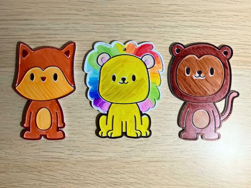 Color Again - Wild Animals (Pack Of 3) - image 2
