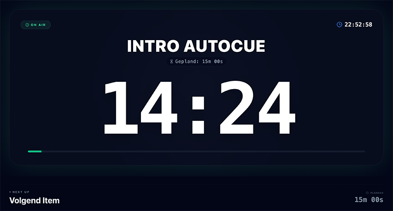 ShowCaller stage manager interface