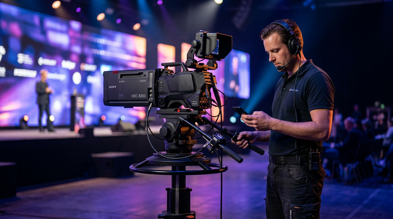 De cameraman volgt zijn eigen cues