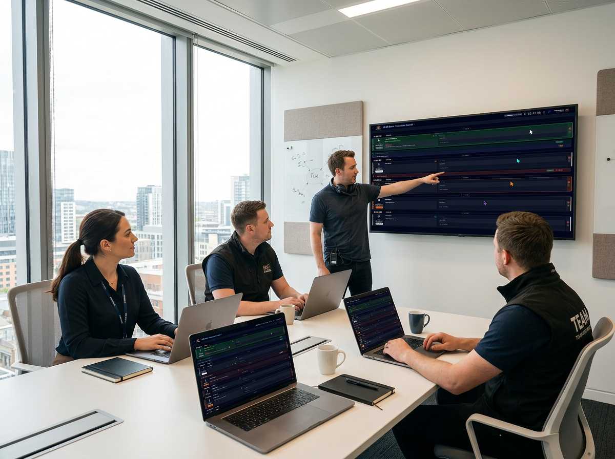 Productieteam werkt real-time samen aan het draaiboek