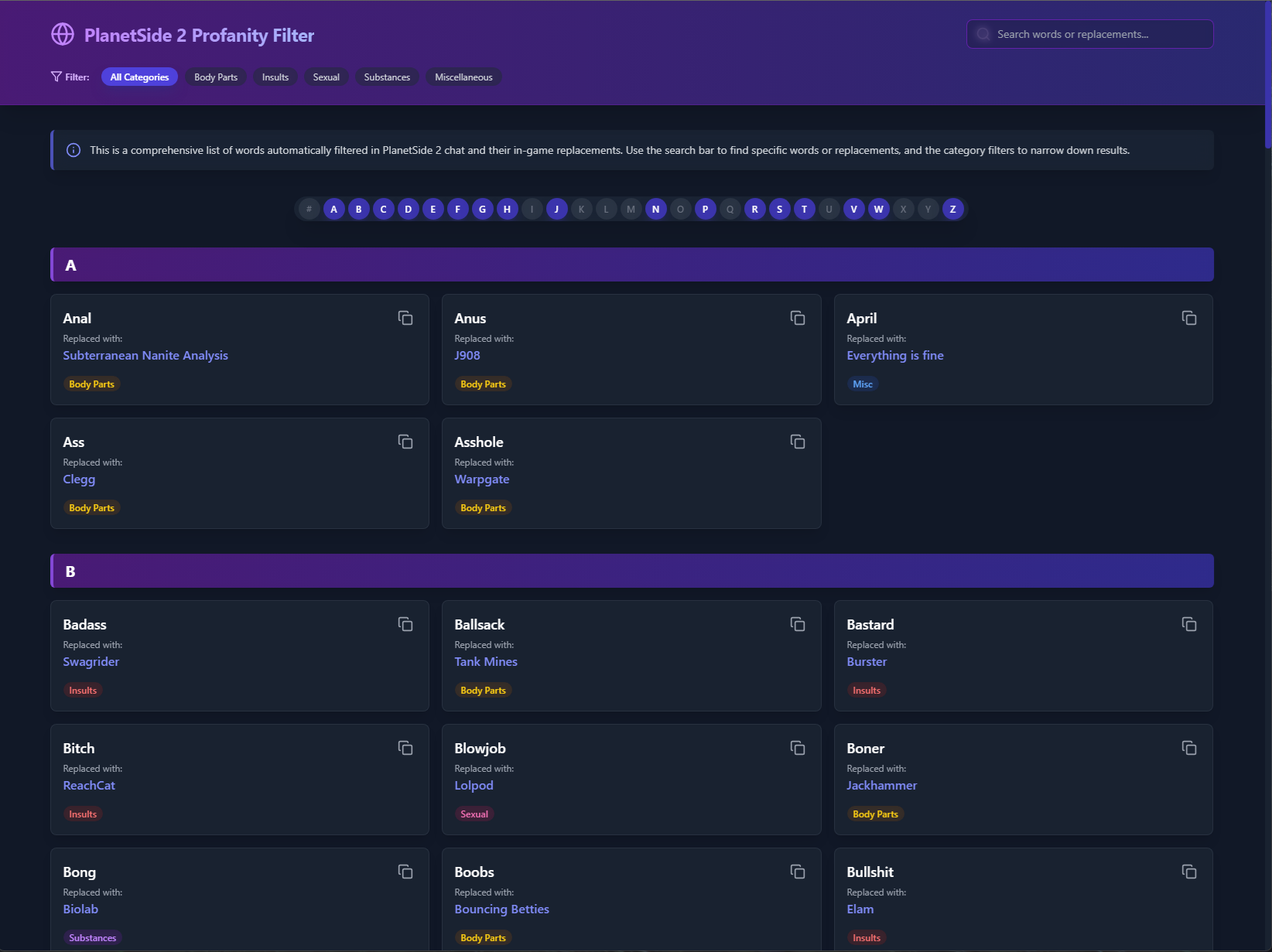 Planetside2ProfanityFilter