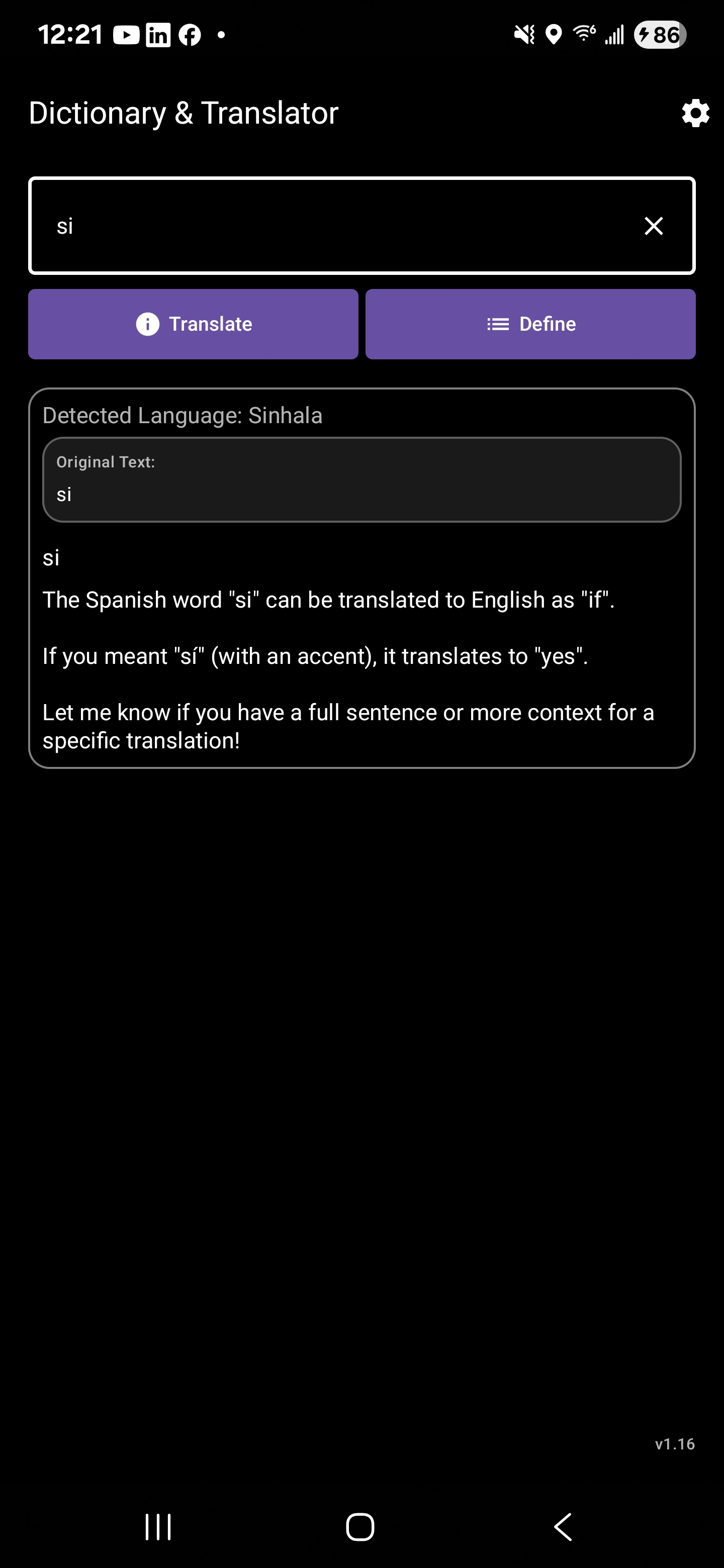Android-DictionaryTranslator