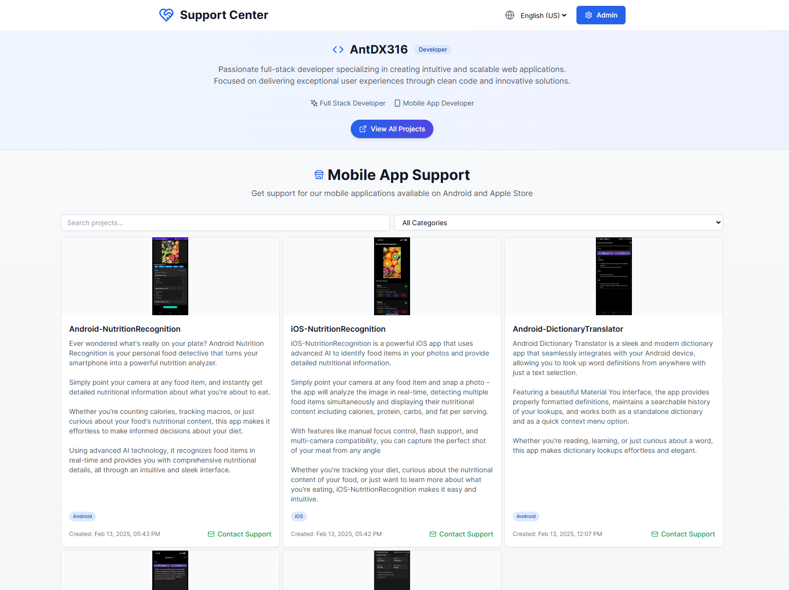AppsStore-SupportPage