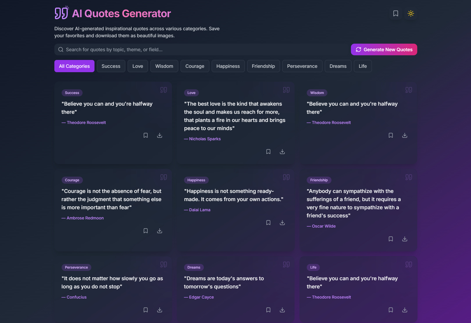 AIQuotesGenerator
