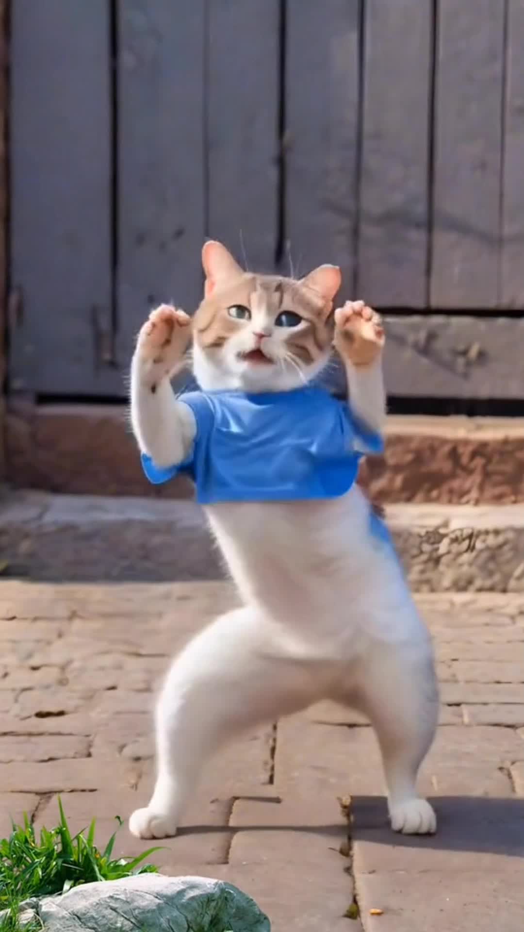 O gato dançarino