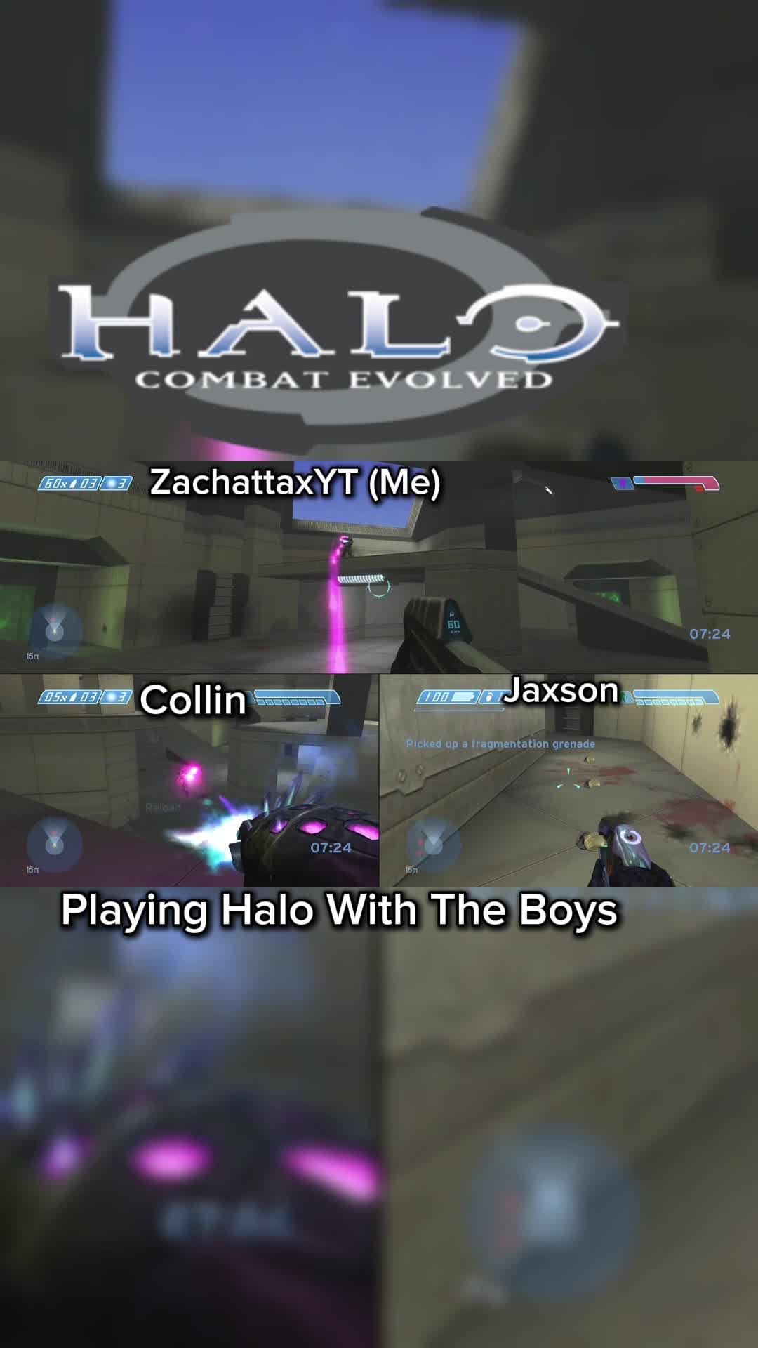 Playing Halo With The Boys