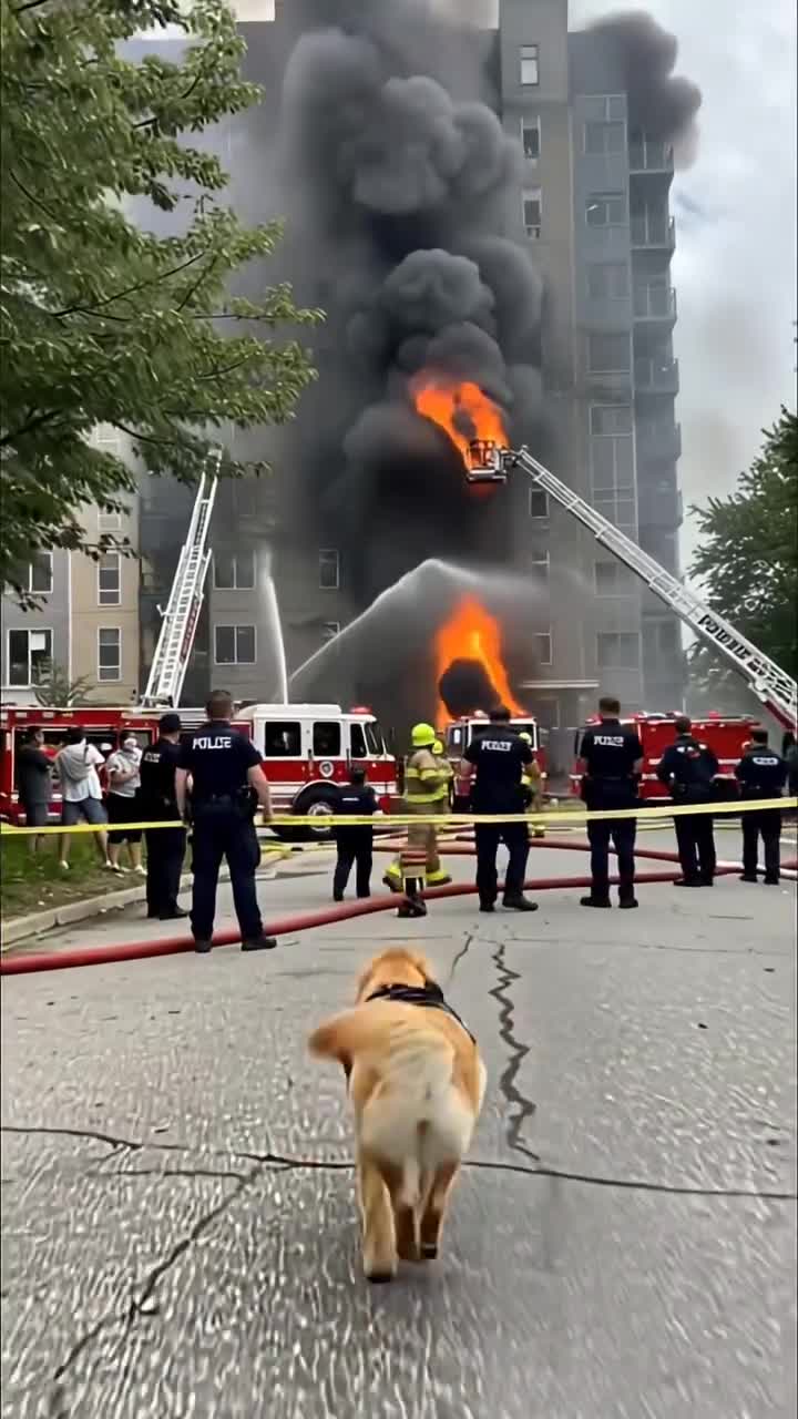 A Dog's Saved The life of the baby