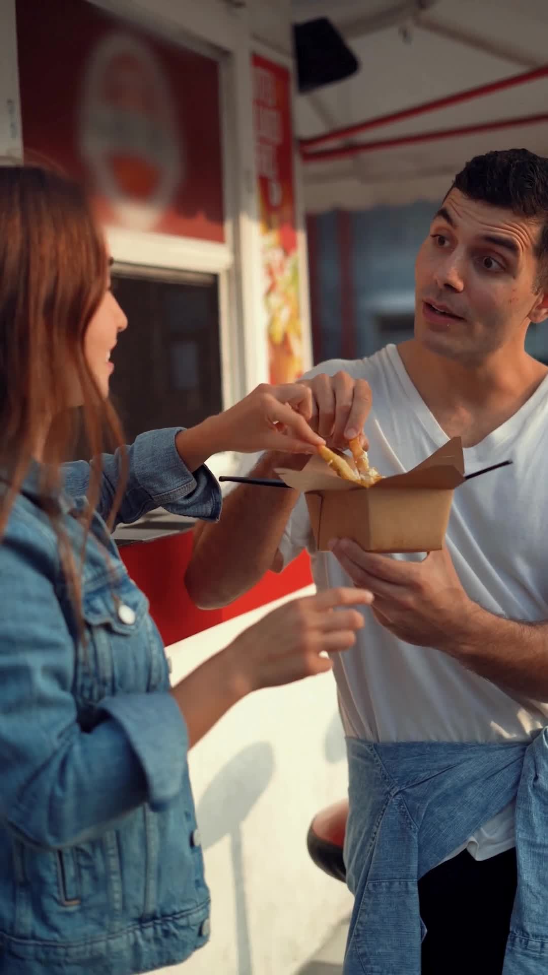 Enjoying Delicious Moments Together 🍟