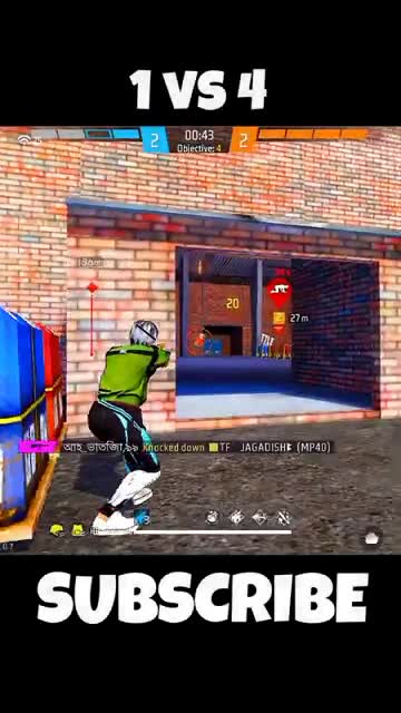 1vs4 Destroyed in Second 🤬🔥