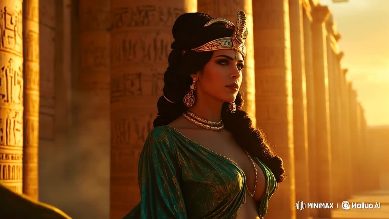 Creat video ai creating Cleopatra