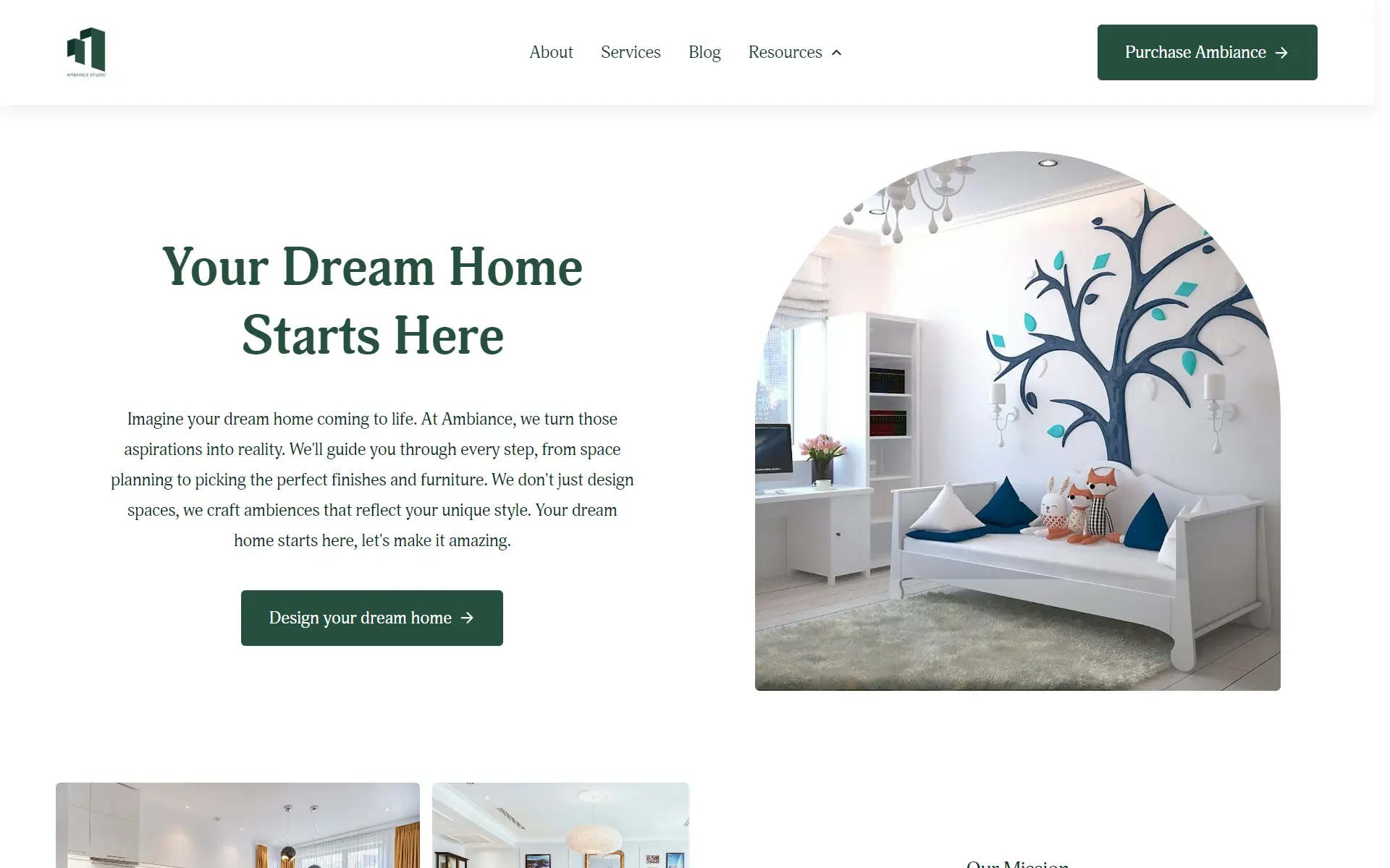 Ambiance - Interior Website