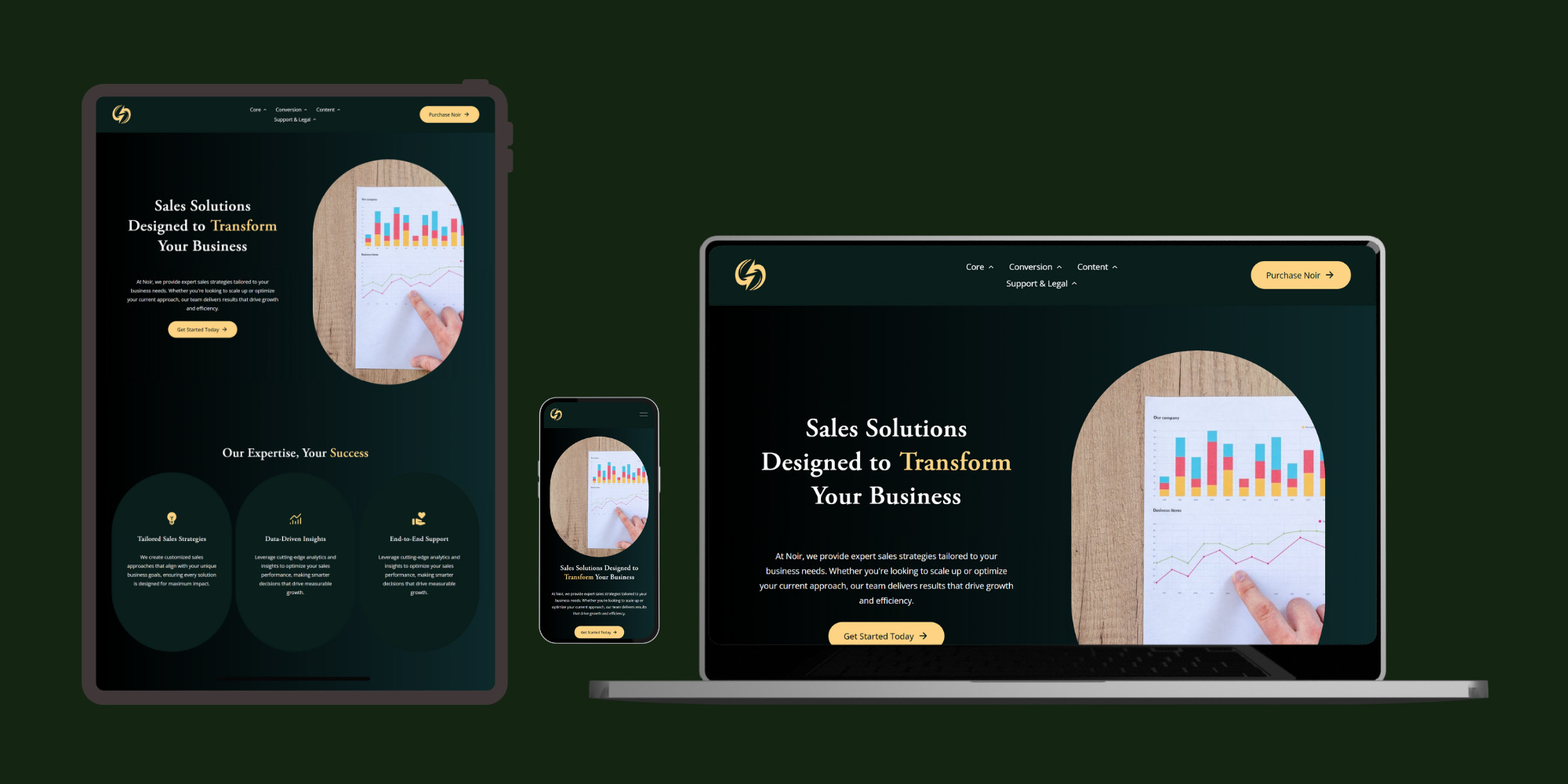 Noir Marketing Website