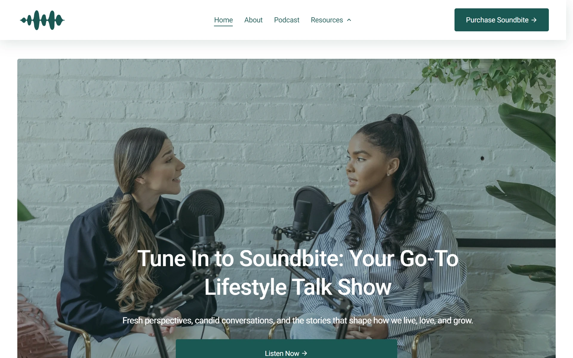 Soundbite Podcast Website