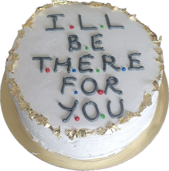 I’ll Be There for You” Vegan Friendship Cake 💛🎂✨