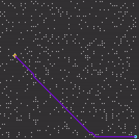 A star algorithm visualization