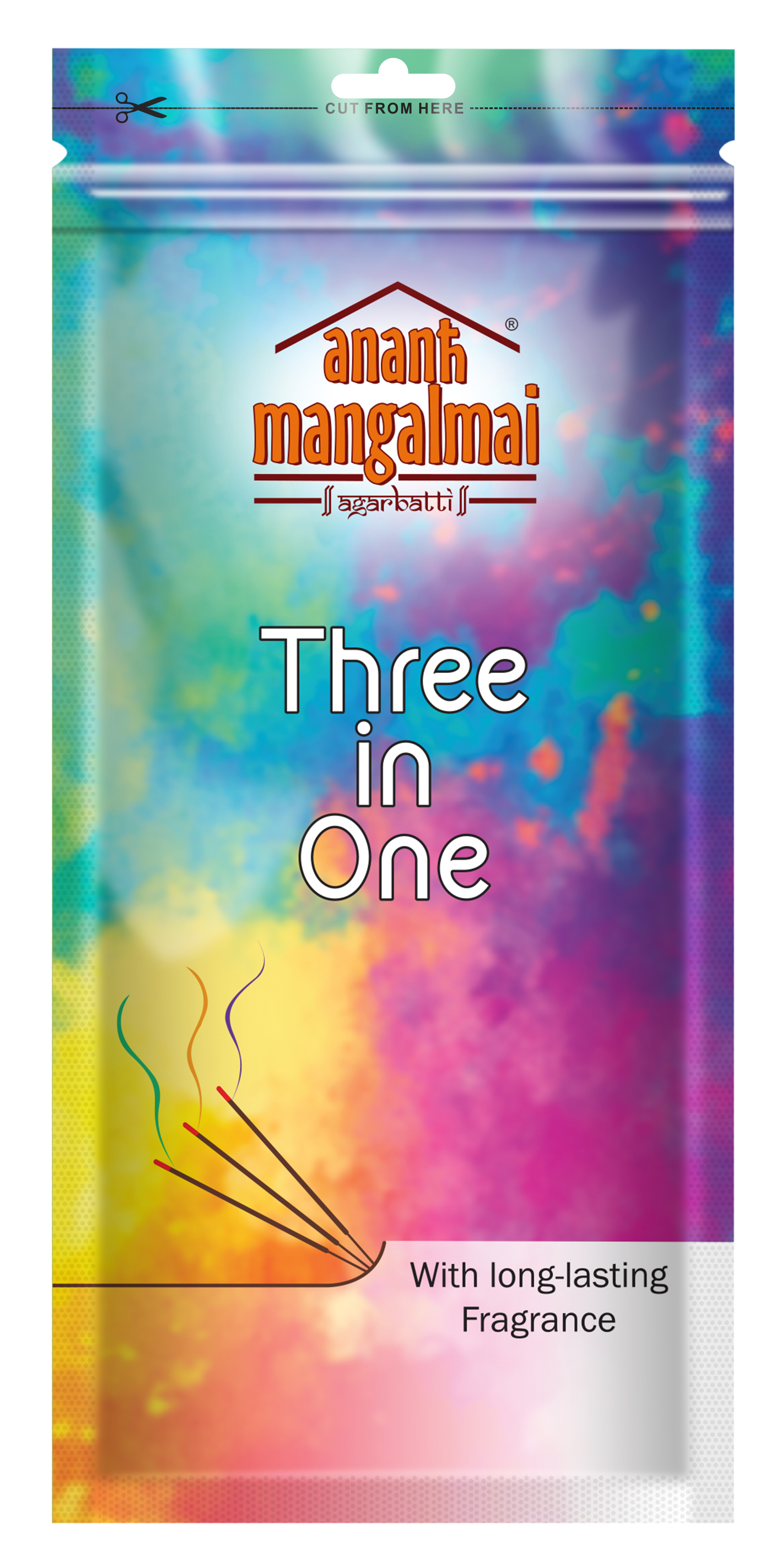 Ananth Mangalmai 3 in 1 Agarbatti Zipper Pouch