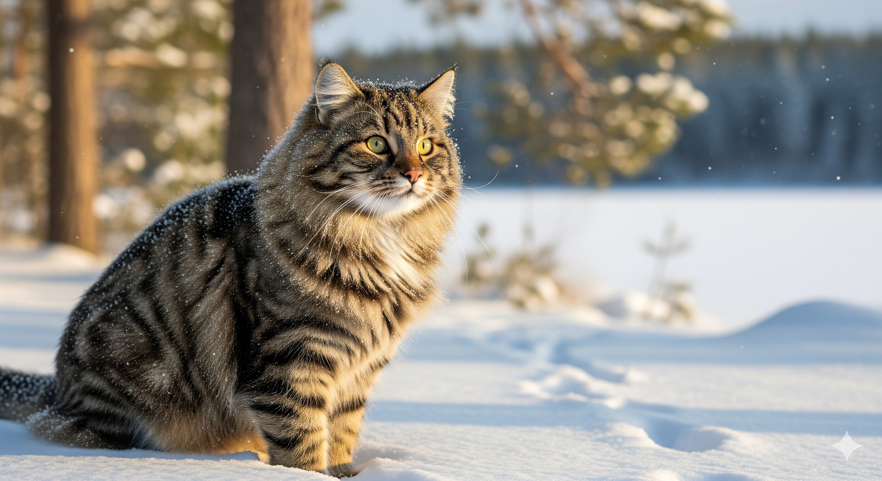 Fondo con silueta de gato siberiano