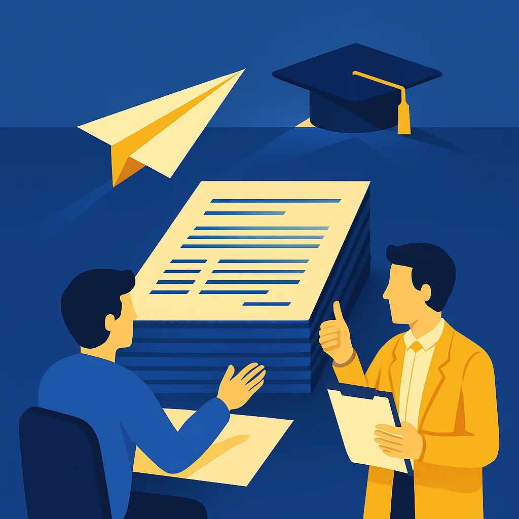 Mahasiswa menerima feedback dari dosen