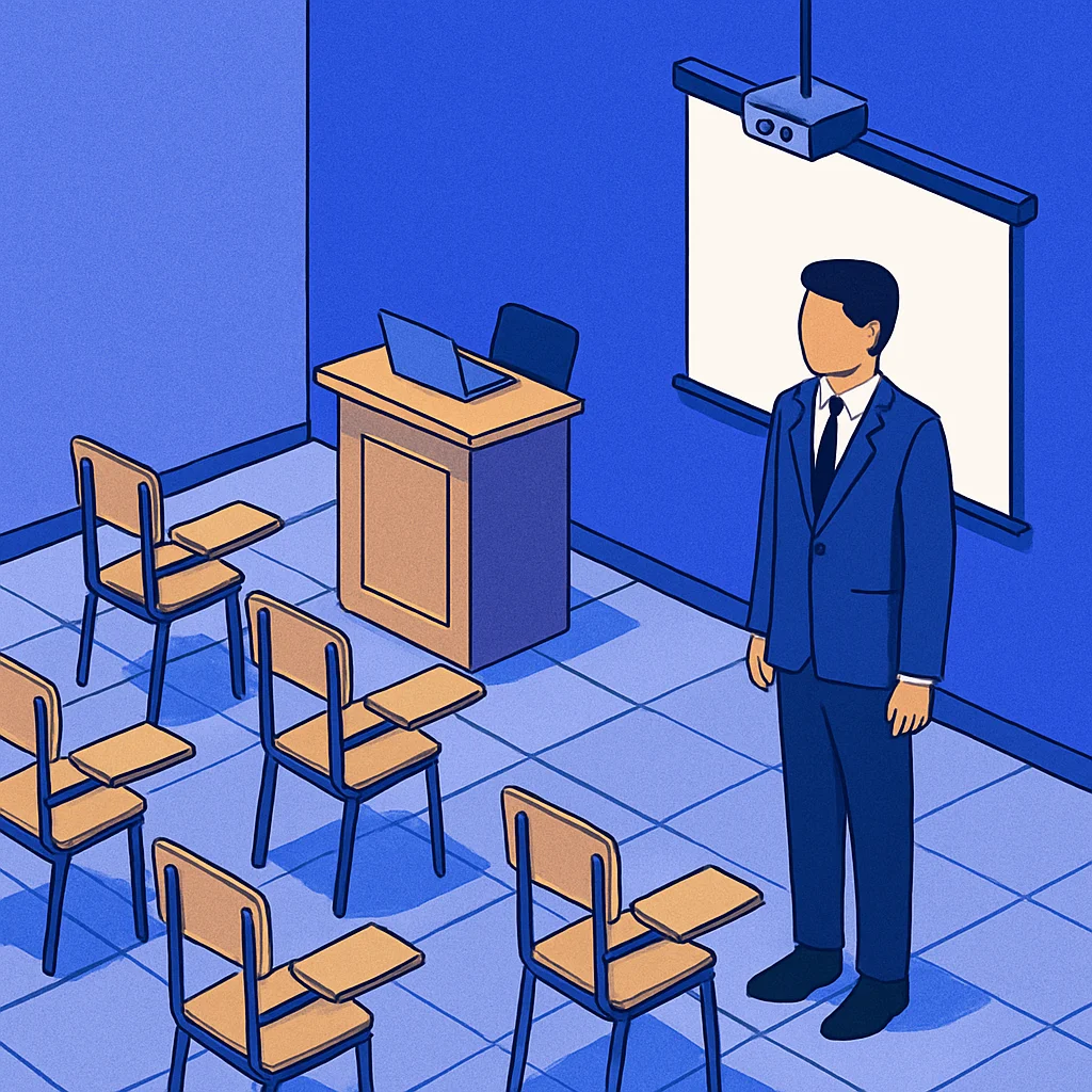 Mahasiswa mengenakan pakaian formal untuk sidang