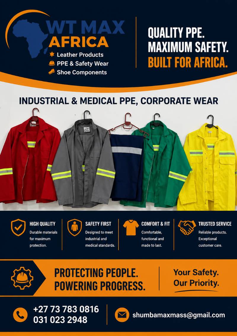 100% genuine leather goods and PPE solutions
