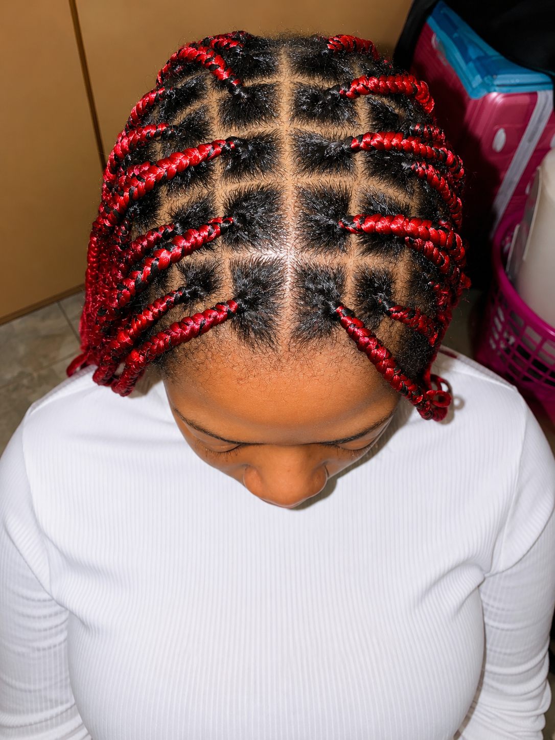 Knotless braids