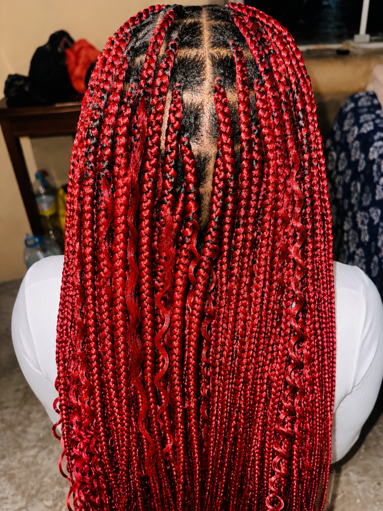 Knotless braids