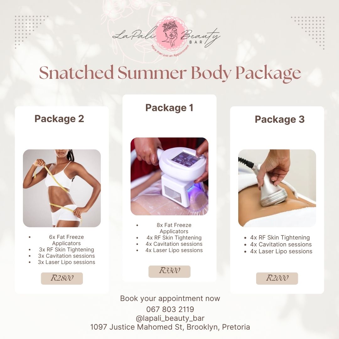 Body Slimming, Massages, Waxing & Facials