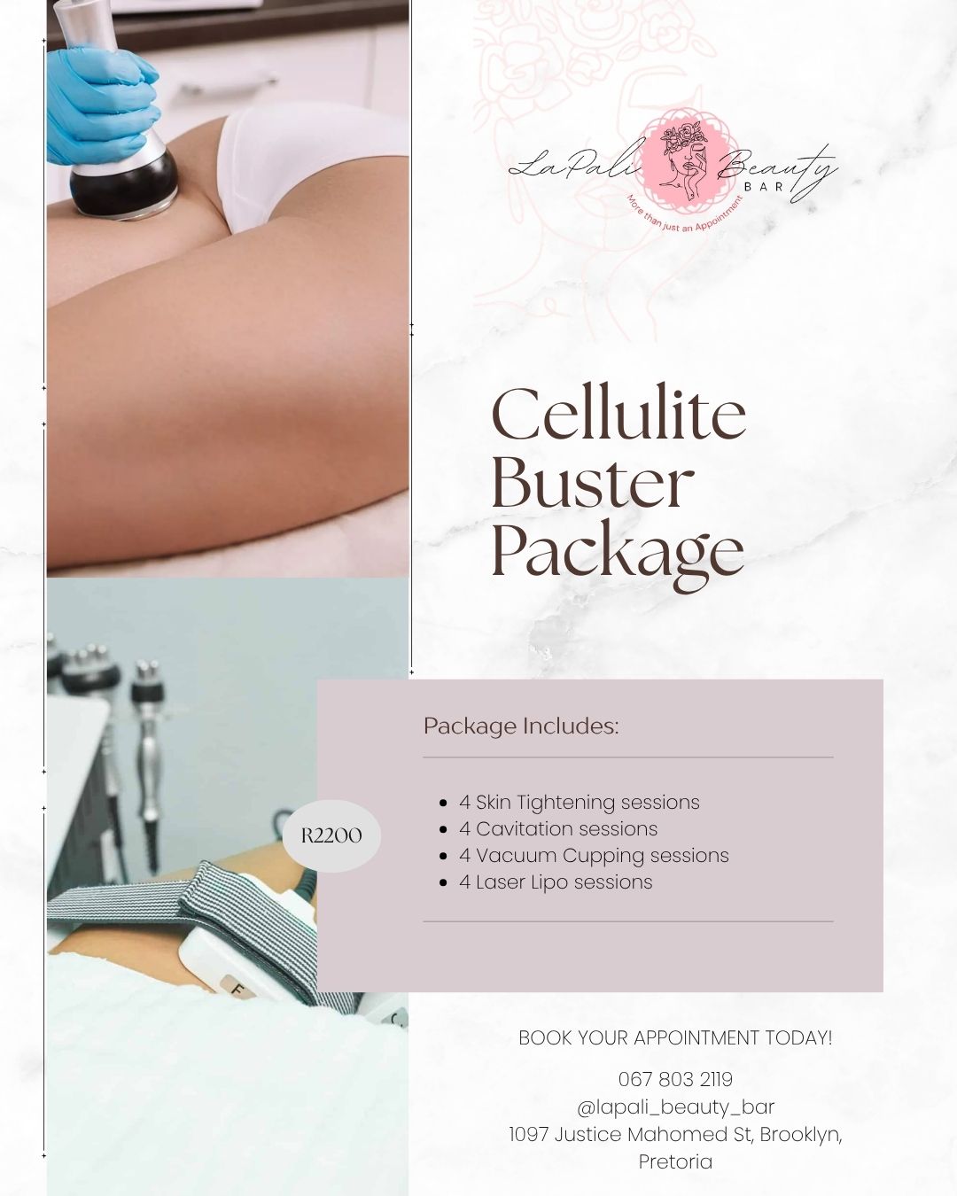Body Slimming, Massages, Waxing & Facials