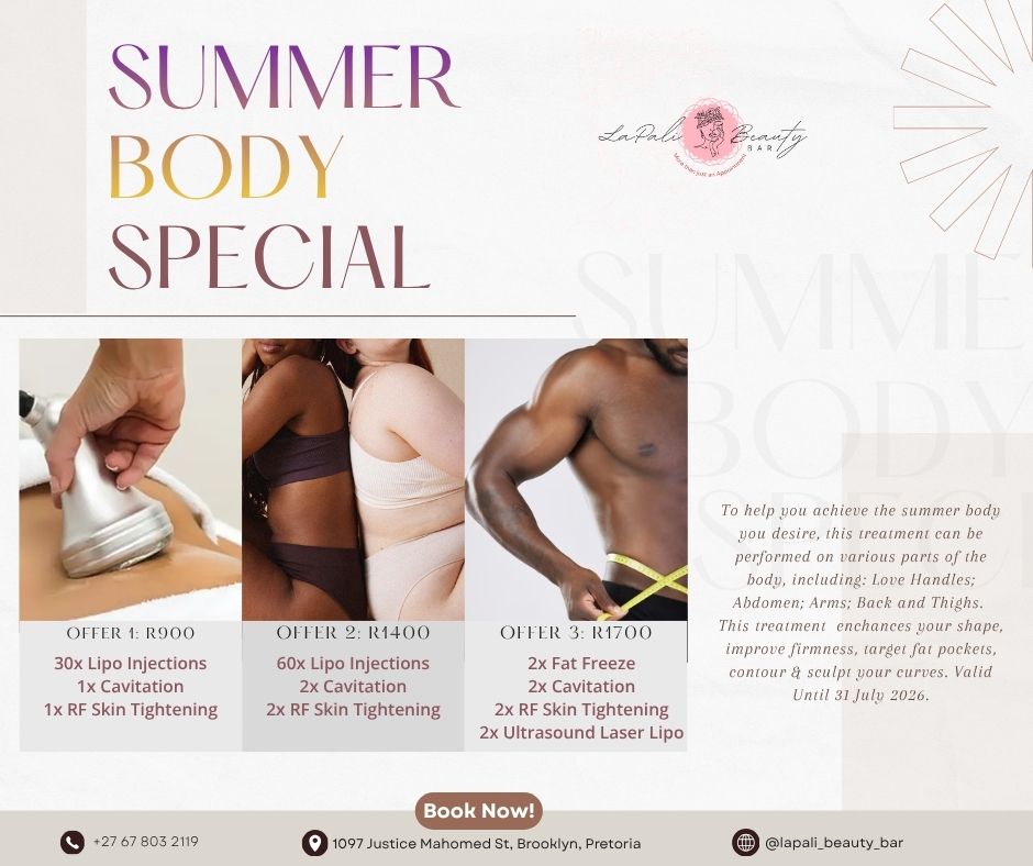 Body Slimming, Massages, Waxing & Facials