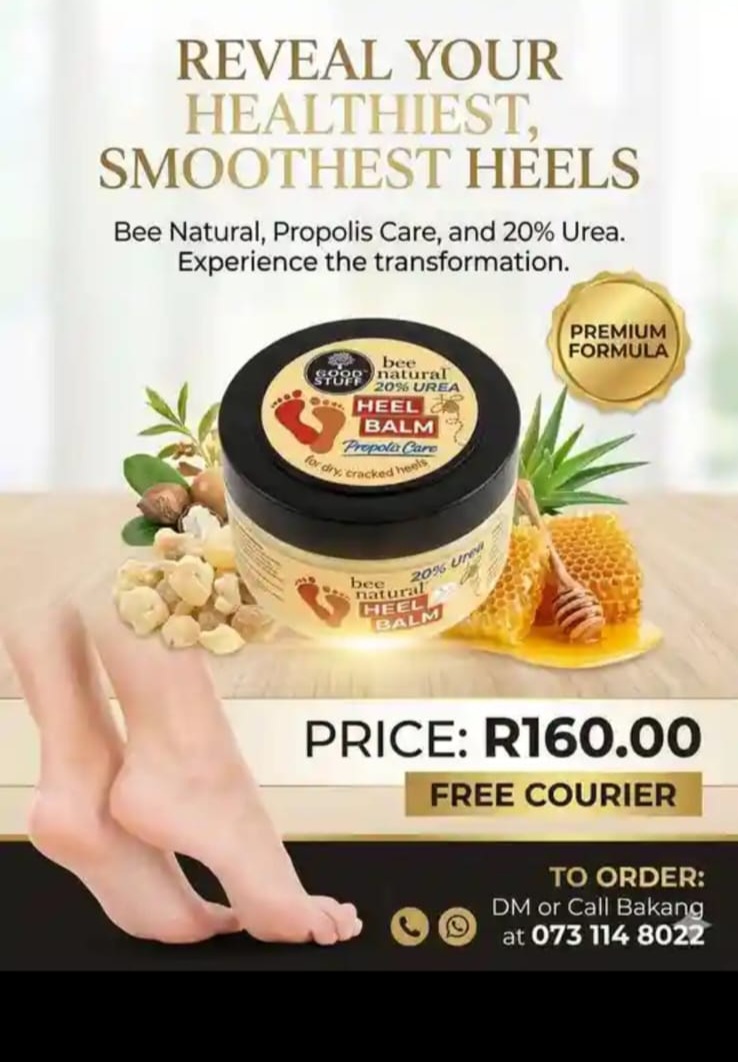 Heel and feet balm for cracked heels and feet