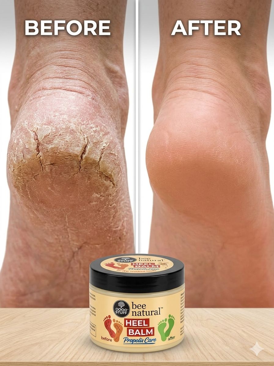 Heel and feet balm for cracked heels and feet