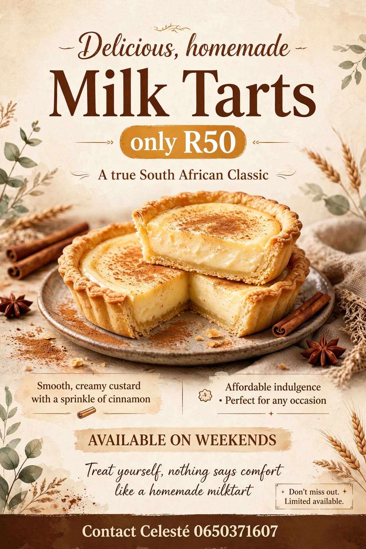 Sweet Cakes and Pastries