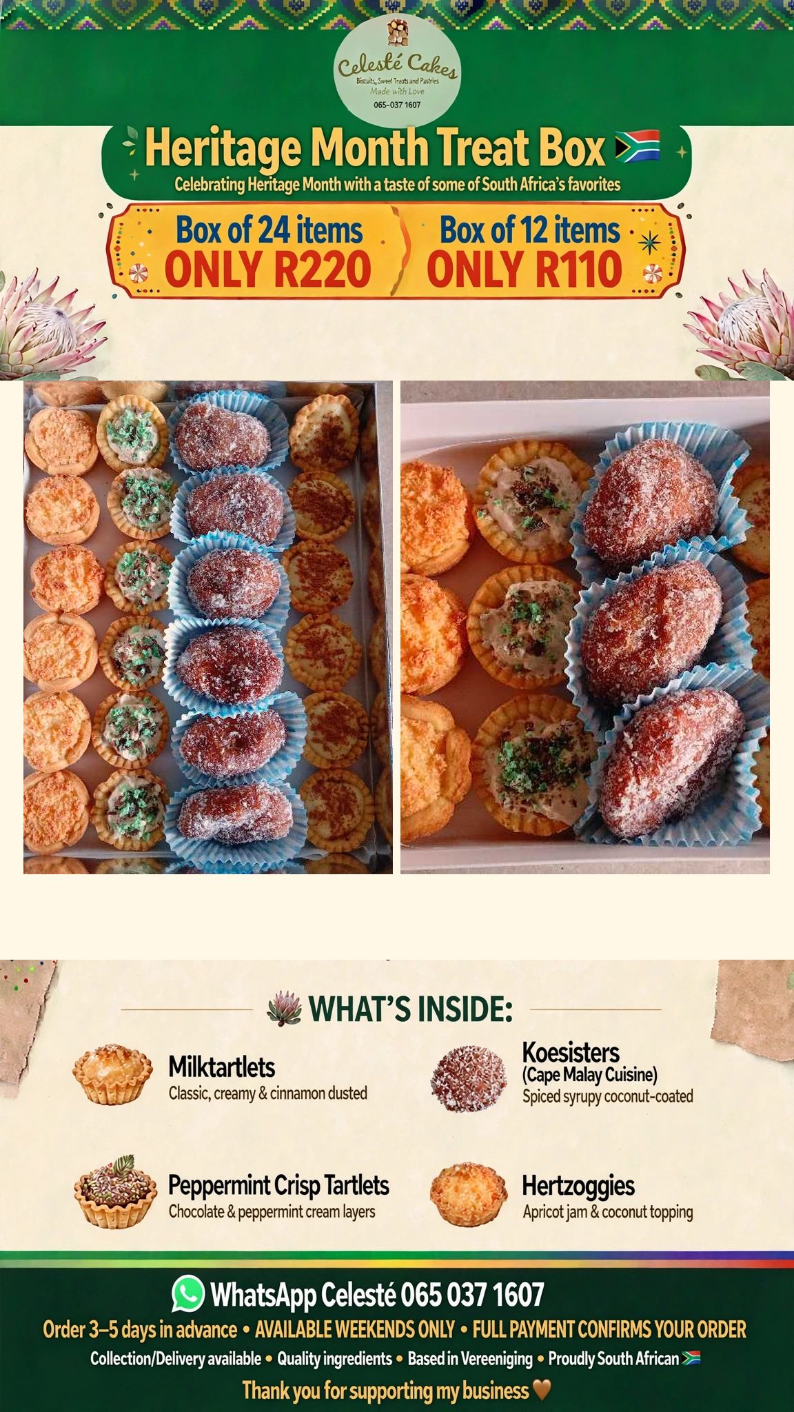 Sweet Cakes and Pastries